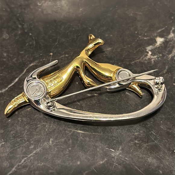 1999 Authentic Swarovski “Freedom Dove” Rhinestones Brooch - Picture 7 of 8